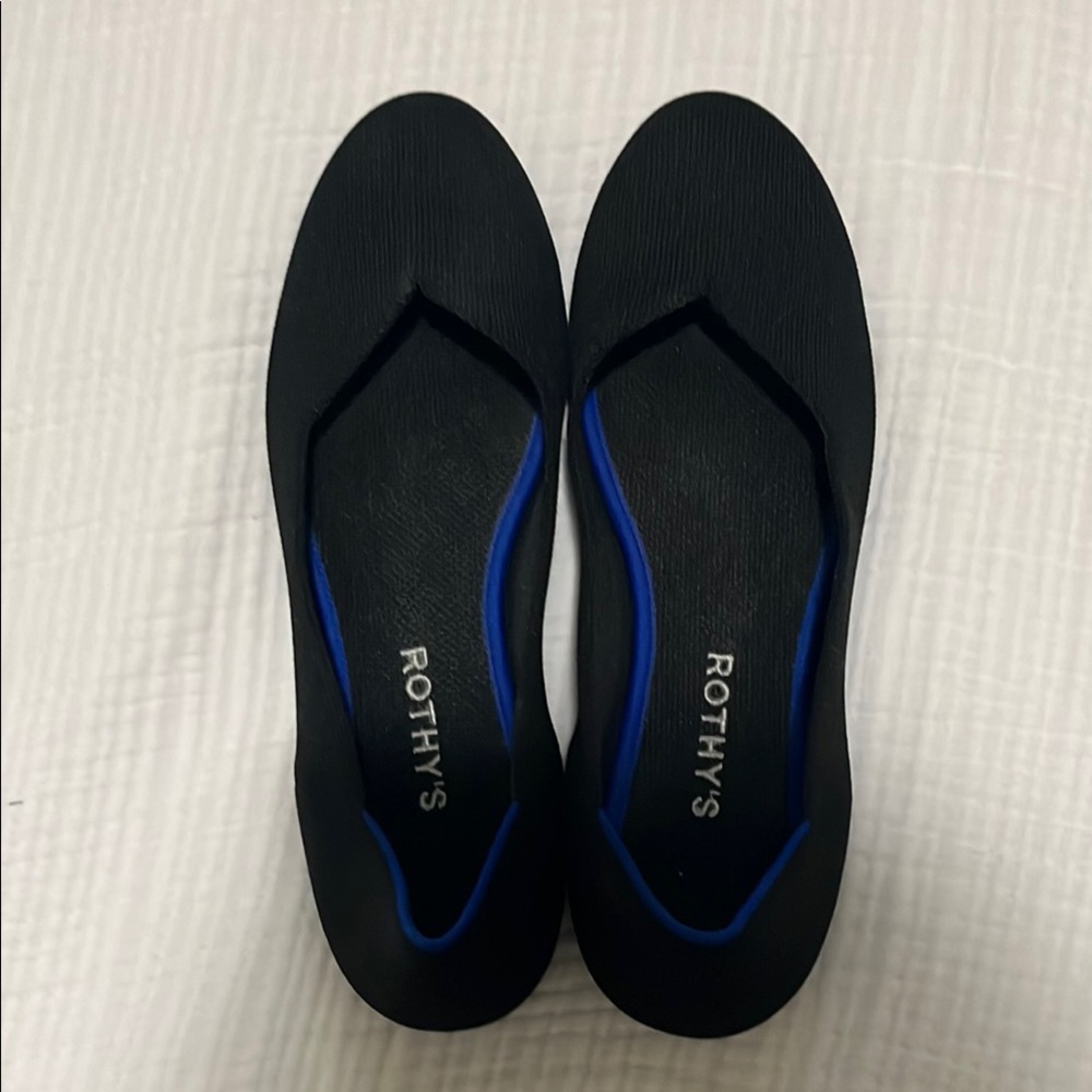 Rothy's Black Flats size 9